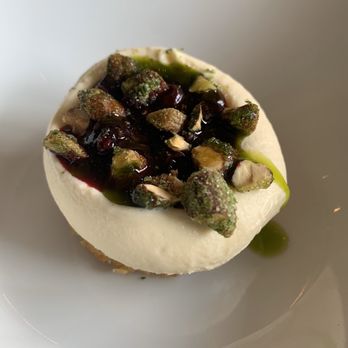Edinburgh Food Studio - Pistachio and some kind of berry dessert. Delicious - Diners Near Me - Edinburgh, EDH