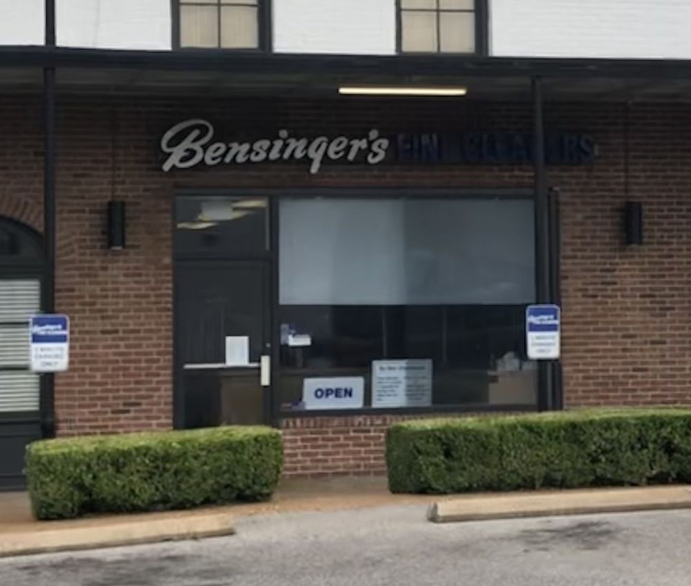 BENSINGER’S FINE CLEANERS Updated September 2024 1789 Kirby Pkwy