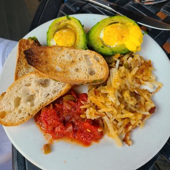 Farm Bell Kitchen - Avocado egg bake - Southern Near Me - Charlottesville, Virginia Farm Bell Kitchen - Avocado egg bake - Southern Near Me - Charlottesville, Virginia