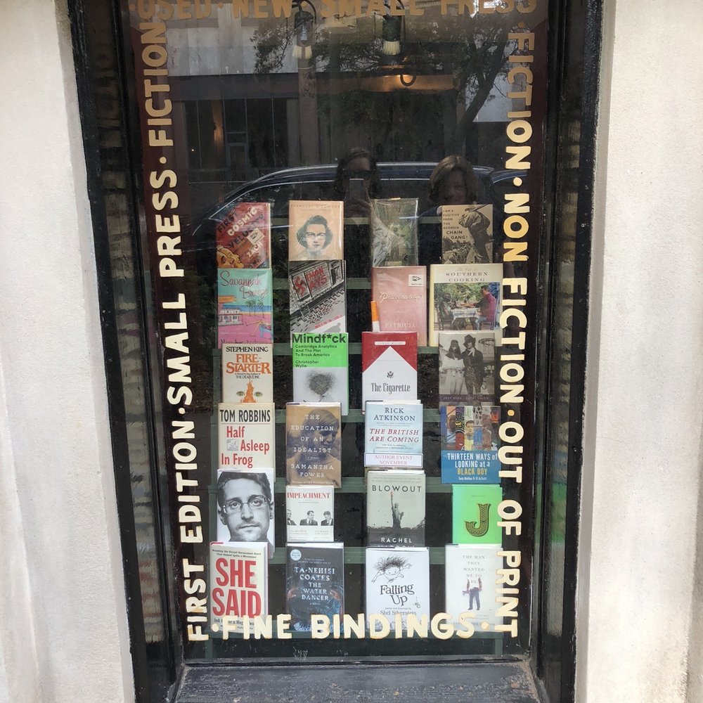 The Book Lady Bookstore - Display window - Bookstores Near Me - Savannah, Georgia
