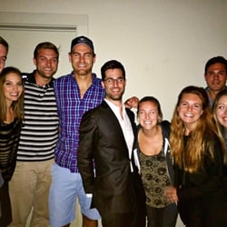 Hanging with the magician after the show!