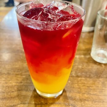 First Watch - We ordered this fresh drink "Morning Meditation" that has beet, turmeric and all kind of goodness to start your morning. - Breakfast & Brunch Near Me - Winston-Salem, North Carolina