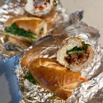 Le’s Banh Mi - Saigon Special (top) and Roasted Pork (bottom) - Cafes Near Me - Honolulu, Hawaii Le’s Banh Mi - Saigon Special (top) and Roasted Pork (bottom) - Cafes Near Me - Honolulu, Hawaii