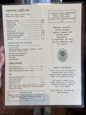 Menu photo 5 Perenn Franklin, TN