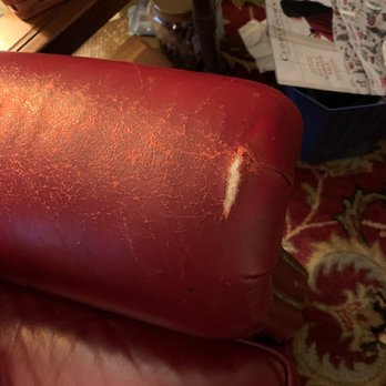Smith Bros of Berne - Torn leather on arm and degrading flaking arm leather. - Furniture Stores Near Me - Berne, Indiana Smith Bros of Berne - Torn leather on arm and degrading flaking arm leather. - Furniture Stores Near Me - Berne, Indiana