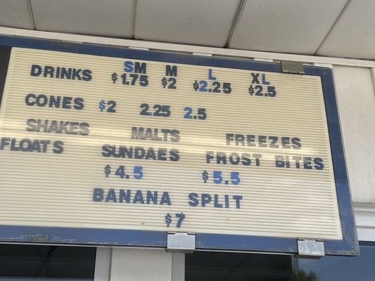 Menu photo 1 5 & 50 Drive-In Tipton, MO