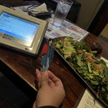 Astro Karaoke - Salad w/ sesame dressing - Karaoke Near Me - Torrance, California