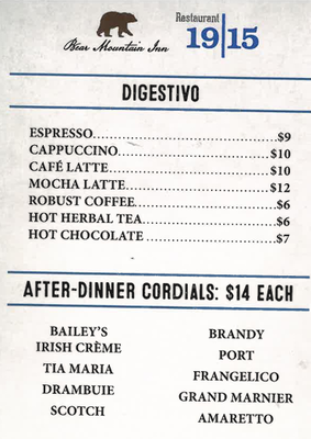 Menu photo 6 Restaurant 1915 & Bar Tomkins Cove, NY Menu photo 6 Restaurant 1915 & Bar Tomkins Cove, NY