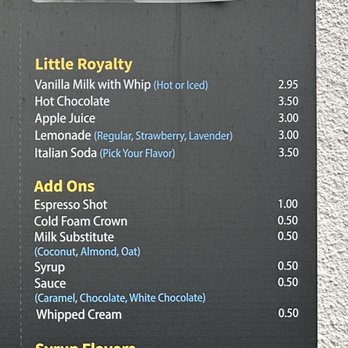 Caffeine Queens - Menu - Coffee & Tea Near Me - Lakeside, California