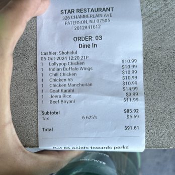 Star Restaurant - All these chicken items are amazing! - Pakistani Near Me - Paterson, New Jersey