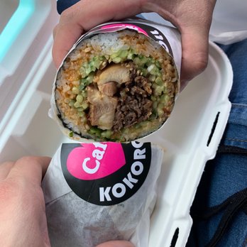 Kokoroll Cafe - Burrito with your choice of sides and proteins! Amazing! - Bubble Tea Near Me - Torrance, California Kokoroll Cafe - Burrito with your choice of sides and proteins! Amazing! - Bubble Tea Near Me - Torrance, California