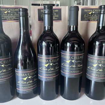 Sierra Cellars - My purchases (minus the bottle of Pinot Noir we had last night) - Wineries Near Me - Twain Harte, California