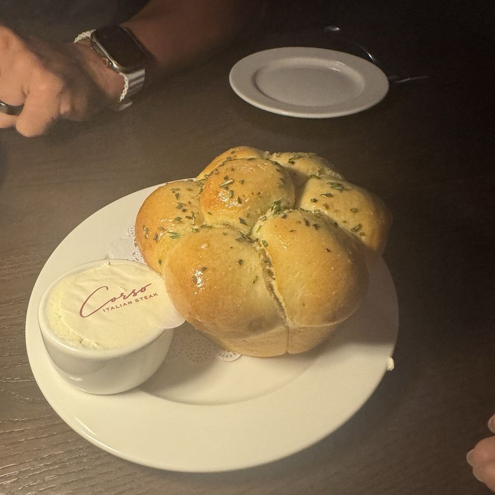 Corso Italian Steak - Warm bread - Steakhouses Near Me - Boise, Idaho
