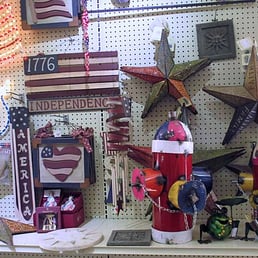 The patriotic section. The patriotic section.