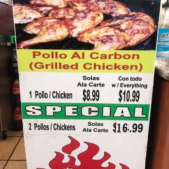 Latino Restaurant - a menu for a chicken grill - Mexican Near Me - Phoenix, Arizona Latino Restaurant - a menu for a chicken grill - Mexican Near Me - Phoenix, Arizona