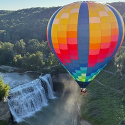 Balloons Over Letchworth - Our six-passenger balloon at Middle Falls