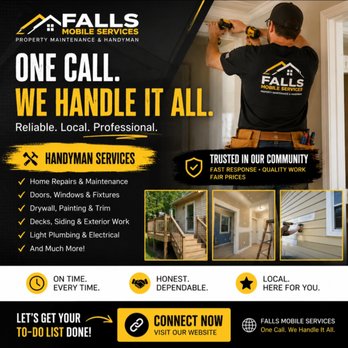 Falls Mobile Services - New advertising contrnt - Handyman Near Me - newfolden, Minnesota Falls Mobile Services - New advertising contrnt - Handyman Near Me - newfolden, Minnesota