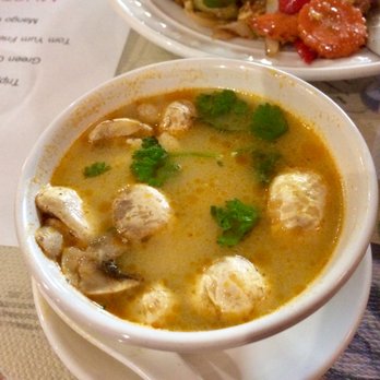 Panang Thai Cuisine - Tom Yum Soup with Chicken - Thai Near Me - Houston, Texas