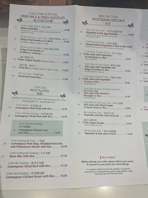 Menu photo 1 Pho Viet's Boston, MA