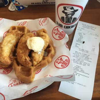Slim Chickens - Fried chicken with waffles. 8.11 - Chicken Wings Near Me - Tyler, Texas