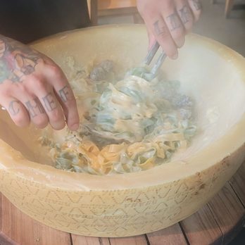 Monello - Cheese wheel pasta - Italian Near Me - San Diego, California Monello - Cheese wheel pasta - Italian Near Me - San Diego, California