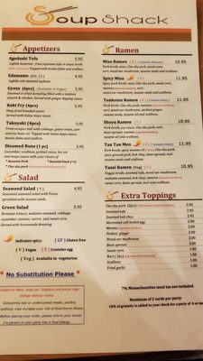 Menu photo 1 Soup Shack - Jamaica Plain Jamaica Plain, MA Menu photo 1 Soup Shack - Jamaica Plain Jamaica Plain, MA