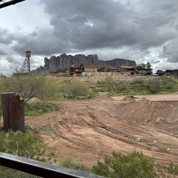Goldfield Ghost Town - View from train - Landmarks & Historical Buildings Near Me - Apache Junction, Arizona