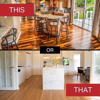 Monroe Floor Resurfacing - before and after - Flooring Near Me - Rochester, New York Monroe Floor Resurfacing - before and after - Flooring Near Me - Rochester, New York