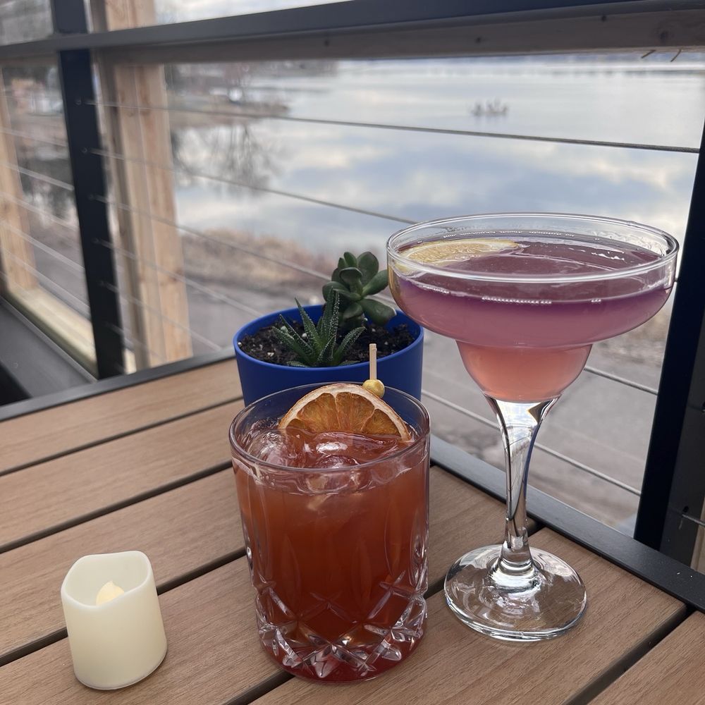 Nordic Harbor - Blood orange old fashioned and Spring Fever - Cocktail Bars Near Me - Center City, Minnesota
