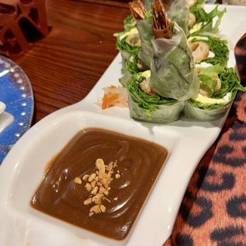 Dragon Rouge Bistro Alameda - Peanut sauce for dipping your rolls in - Vietnamese Near Me - Alameda, California Dragon Rouge Bistro Alameda - Peanut sauce for dipping your rolls in - Vietnamese Near Me - Alameda, California