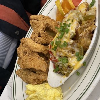 Flavor Table - Catfish potatoes and eggs - Cajun/Creole Near Me - Los Angeles, California