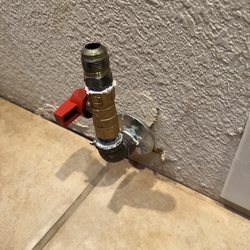 Lightfoot Mechanical - Kitchen gas valve.