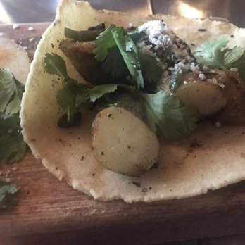 Casa Azul - Potato and poblano taco - Tacos Near Me - Buffalo, New York Casa Azul - Potato and poblano taco - Tacos Near Me - Buffalo, New York