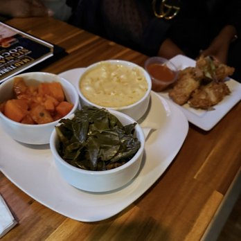 Mad Turkey - Greens, sweet potatoes, and Mac and Cheese - American Near Me - Dallas, Texas