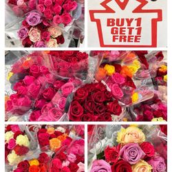 Publix - Stop and smell the roses and best of all.. BOGO Free @ Publix. \ (・‿・) /゚Get 1 for your kitchen table/foyer and bestie/sweetie.