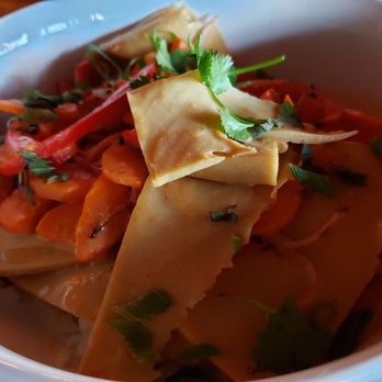 Aster Cafe - Chicken curry bowl ($17), made vegan w/Herbivorous Butcher chicken. Tasty, though the chicken was in deli slice style, which was odd. - New American Near Me - Minneapolis, Minnesota