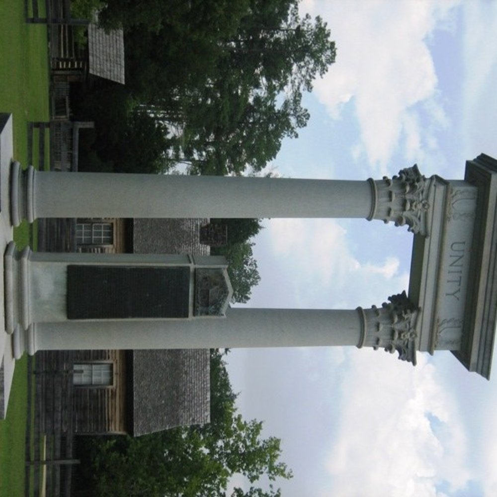 The Bennett Place State Historic Site - north and south unity columns of peace - Landmarks & Historical Buildings Near Me - Durham, North Carolina The Bennett Place State Historic Site - north and south unity columns of peace - Landmarks & Historical Buildings Near Me - Durham, North Carolina
