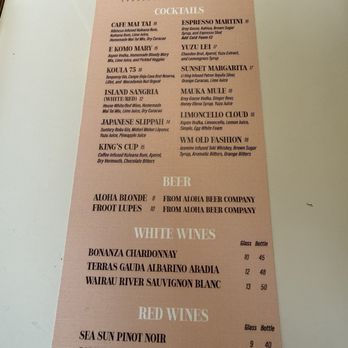 Westman Cafe - Drink menu - Cafes Near Me - Urban Honolulu, Hawaii Westman Cafe - Drink menu - Cafes Near Me - Urban Honolulu, Hawaii