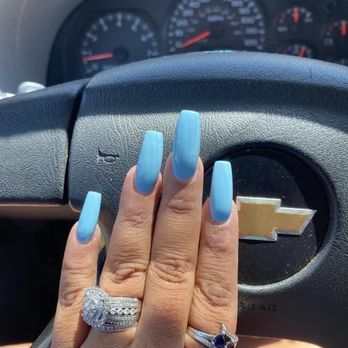 Andy's Nails - This was my Mother's Day gift my kids picked out the color and I love how the look - Nail Salons Near Me - Jacksonville, North Carolina