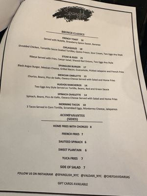 Menu photo 1 Spanglish NYC Bayside, NY