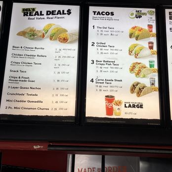 Del Taco - Partial menu - Mexican Near Me - Burbank, California Del Taco - Partial menu - Mexican Near Me - Burbank, California
