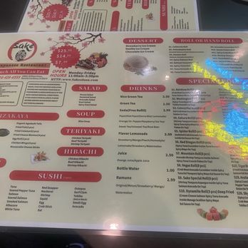 Sake - Menu - Sushi Bars Near Me - Roseville, California