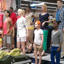 Old Navy - Creepy mannequins.