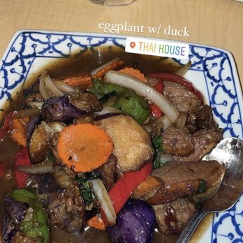 Thai House - Duck with Eggplant - Thai Near Me - Bakersfield, California