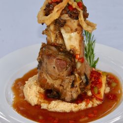 Orange Blossom Catering - Braised Beef shank! Melt in your mouth delicious!
