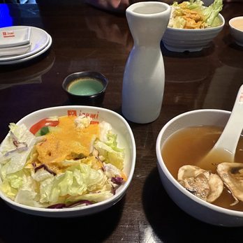 Izumi Japanese Restaurant - Green Salad Miso Soup hot saki - Sushi Bars Near Me - Youngstown, Ohio Izumi Japanese Restaurant - Green Salad Miso Soup hot saki - Sushi Bars Near Me - Youngstown, Ohio