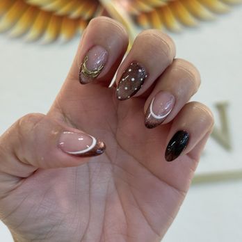 Flight Nails - Builder gel with cat eyes color - Nail Salons Near Me - Dublin, California Flight Nails - Builder gel with cat eyes color - Nail Salons Near Me - Dublin, California