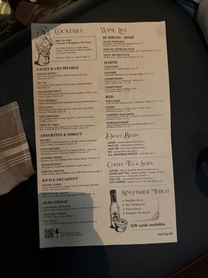 Menu photo 2 Kingfisher San Diego, CA Menu photo 2 Kingfisher San Diego, CA
