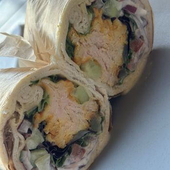 Sidewalk Grill - Salmon wrap - Mediterranean Near Me - Los Angeles, California