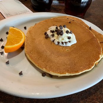 Cafe Cup - Chocolate Chip Pancakes!! - Breakfast & Brunch Near Me - Huntington Beach, California